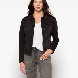 Stylish Black Denim Jacket for Women